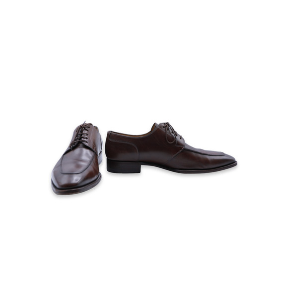 Santoni Men's Brown Leather Shoes - Used - Size 12